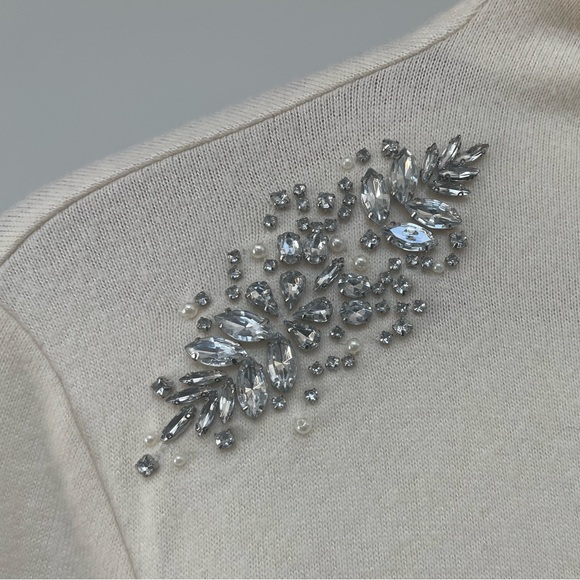 Express Rhinestone Mock Neck - Picture 5 of 6